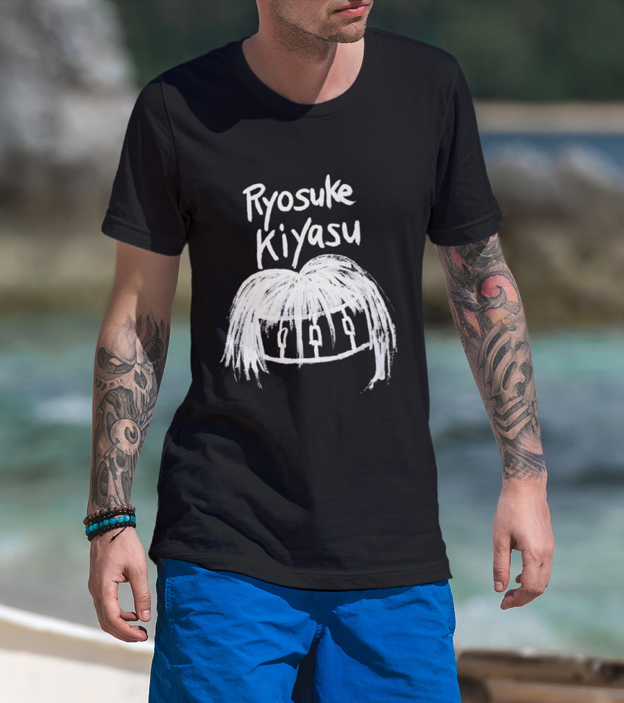 Ryosuke Kiyasu Drums Sketch With Hair T-Shirt