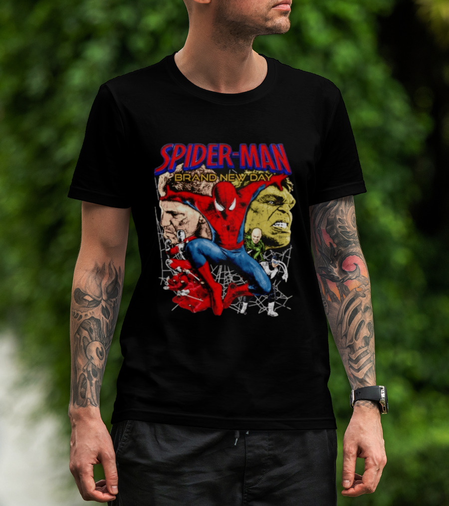 Spider Man Brand New Day Marvel Comics Superhero Characters T-Shirt