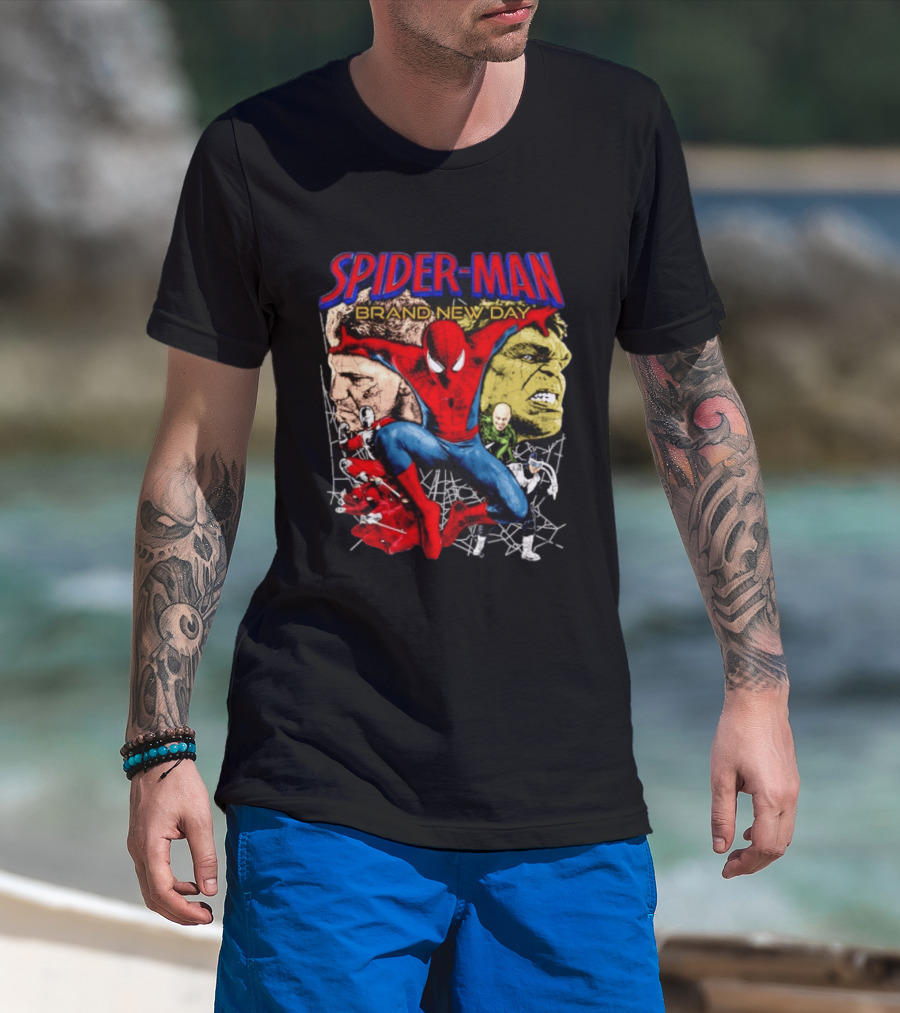 Spider Man Brand New Day Marvel Comics Superhero Characters T-Shirt