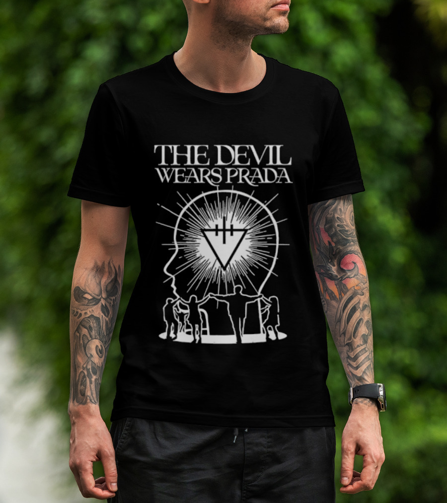 The Devil Wears Prada Metalcore Band Hardcore Head And Triangle T-Shirt