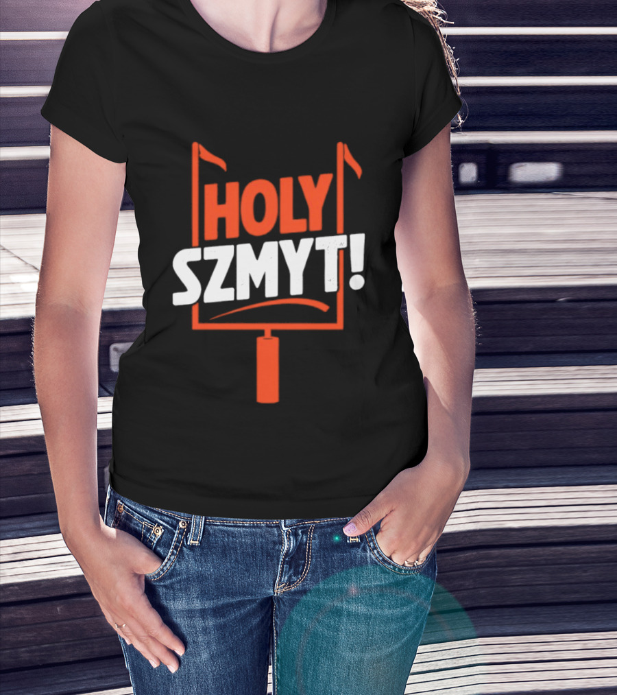 Andre Szmyt Holy Szmyt Cleveland Browns Football Uprights T-Shirt