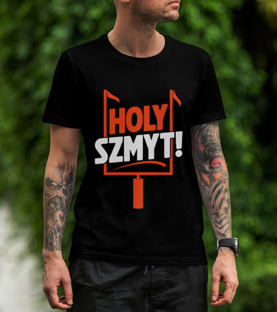 Andre Szmyt Holy Szmyt Cleveland Browns Football Uprights T-Shirt
