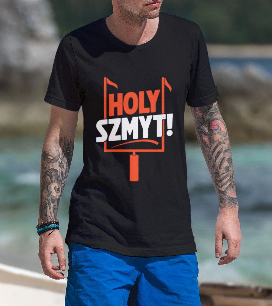 Andre Szmyt Holy Szmyt Cleveland Browns Football Uprights T-Shirt