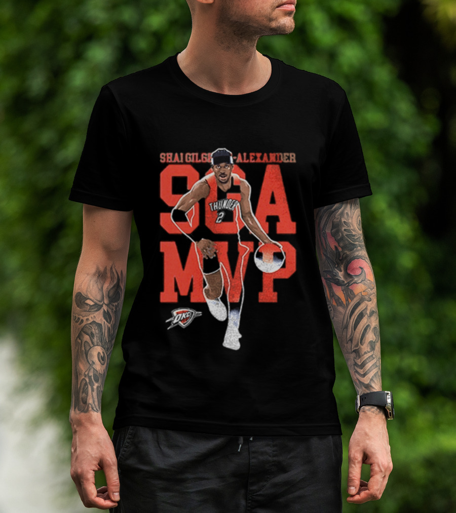 Shai Gilgeous Alexander SGA MVP Basketball Champion 2025 T-Shirt