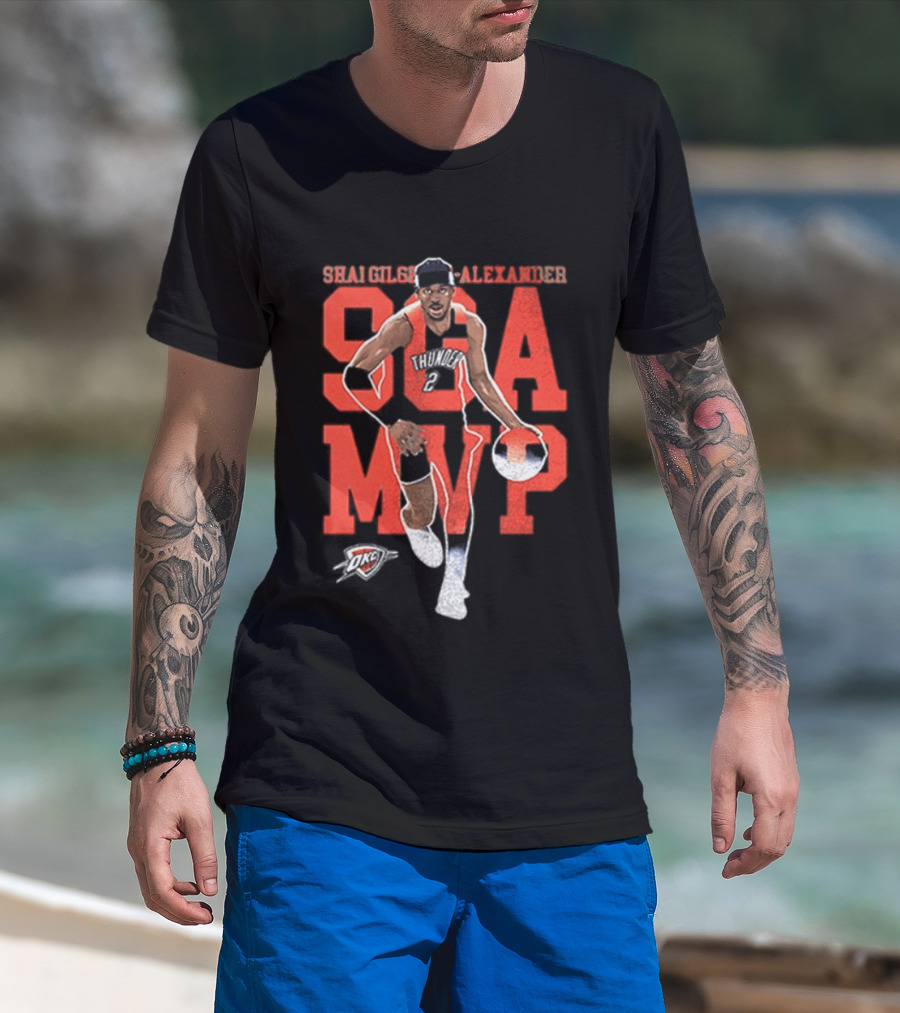 Shai Gilgeous Alexander SGA MVP Basketball Champion 2025 T-Shirt