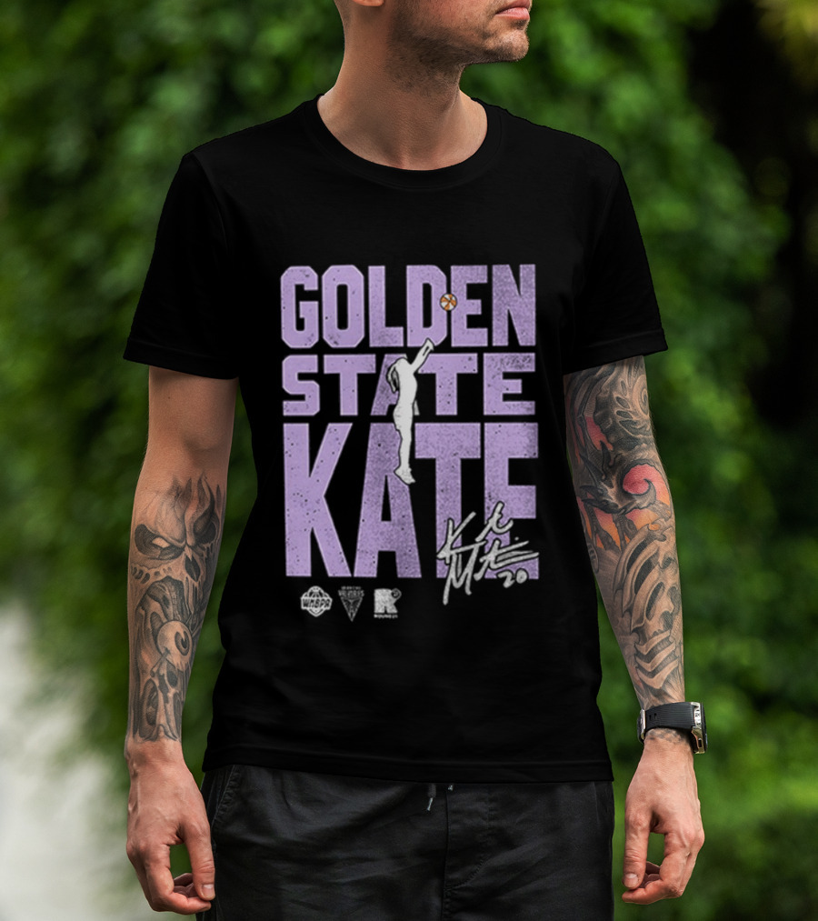 Golden State Kate Basketball Silhouette Player T-Shirt