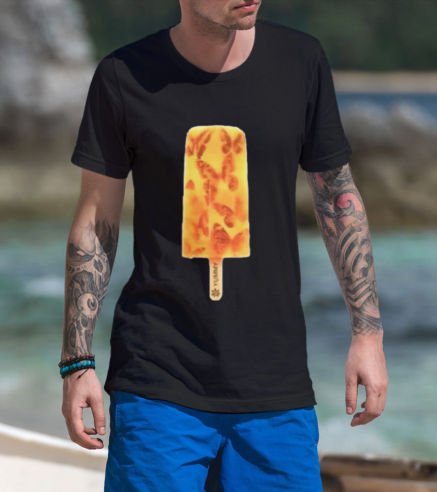 James Tour 2024 Ice Cream Yummy Butterfly Popsicle T-Shirt