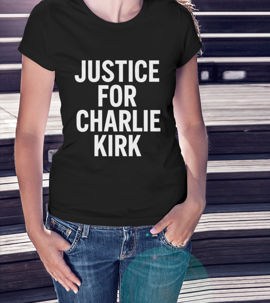 Justice For Charlie Kirk Tyler Robinson Shot 2 Sided T-Shirt