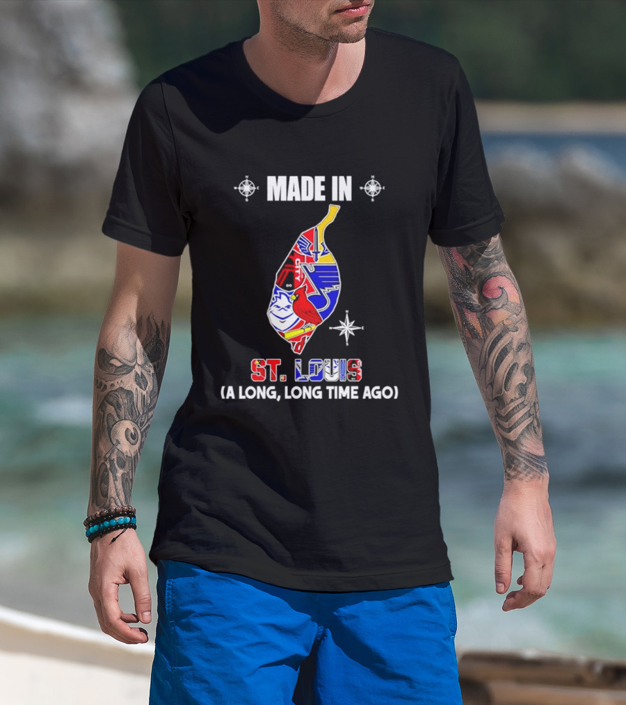 Made In St Louis Map 2026 Season A Long Long Time Ago T-Shirt
