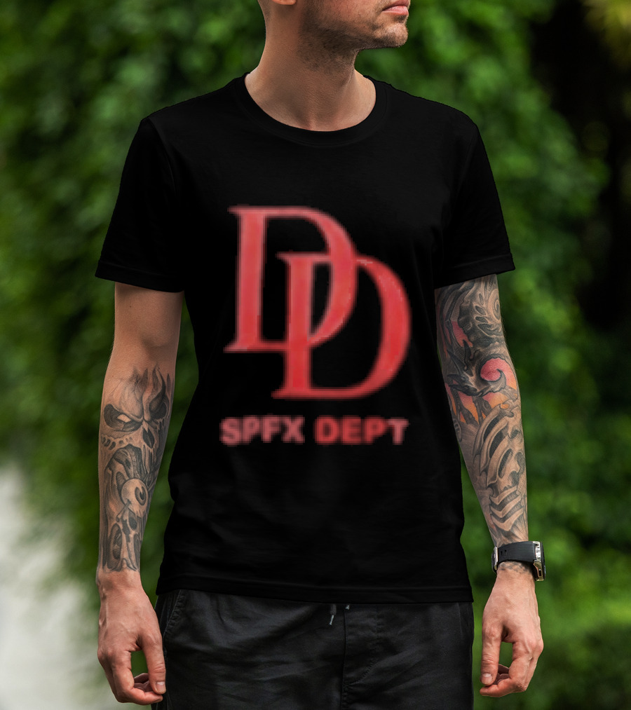 Marvel Television Daredevil Born Again Season 3 Upper East DD T-Shirt