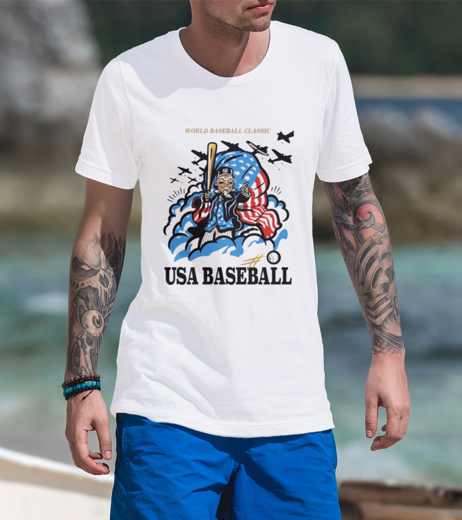 World Baseball Classic USA Baseball 2026 Aaron Judge T-Shirt