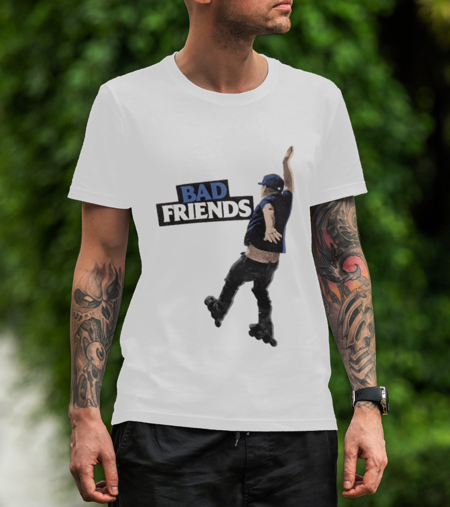 Bad Friends Bobby Roller Skating Fall T-Shirt