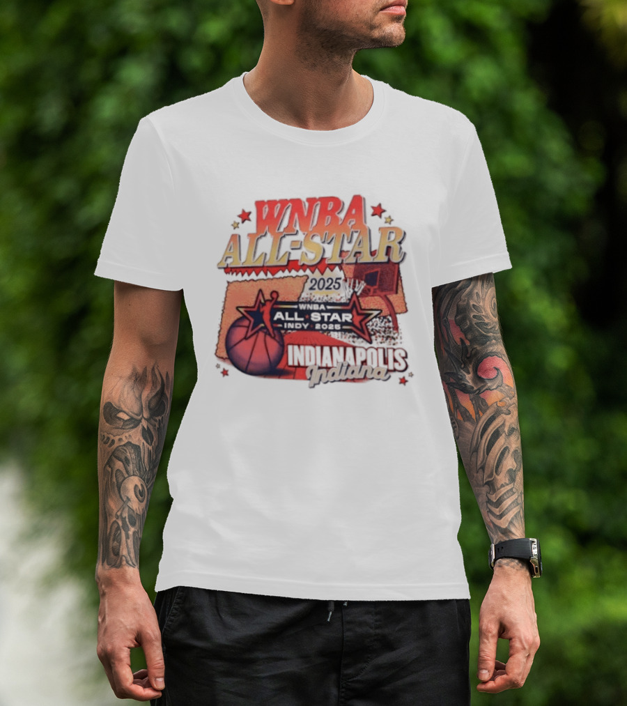 WNBA All Star 2025 Indianapolis Indy Basketball Game Indiana Fever T-Shirt