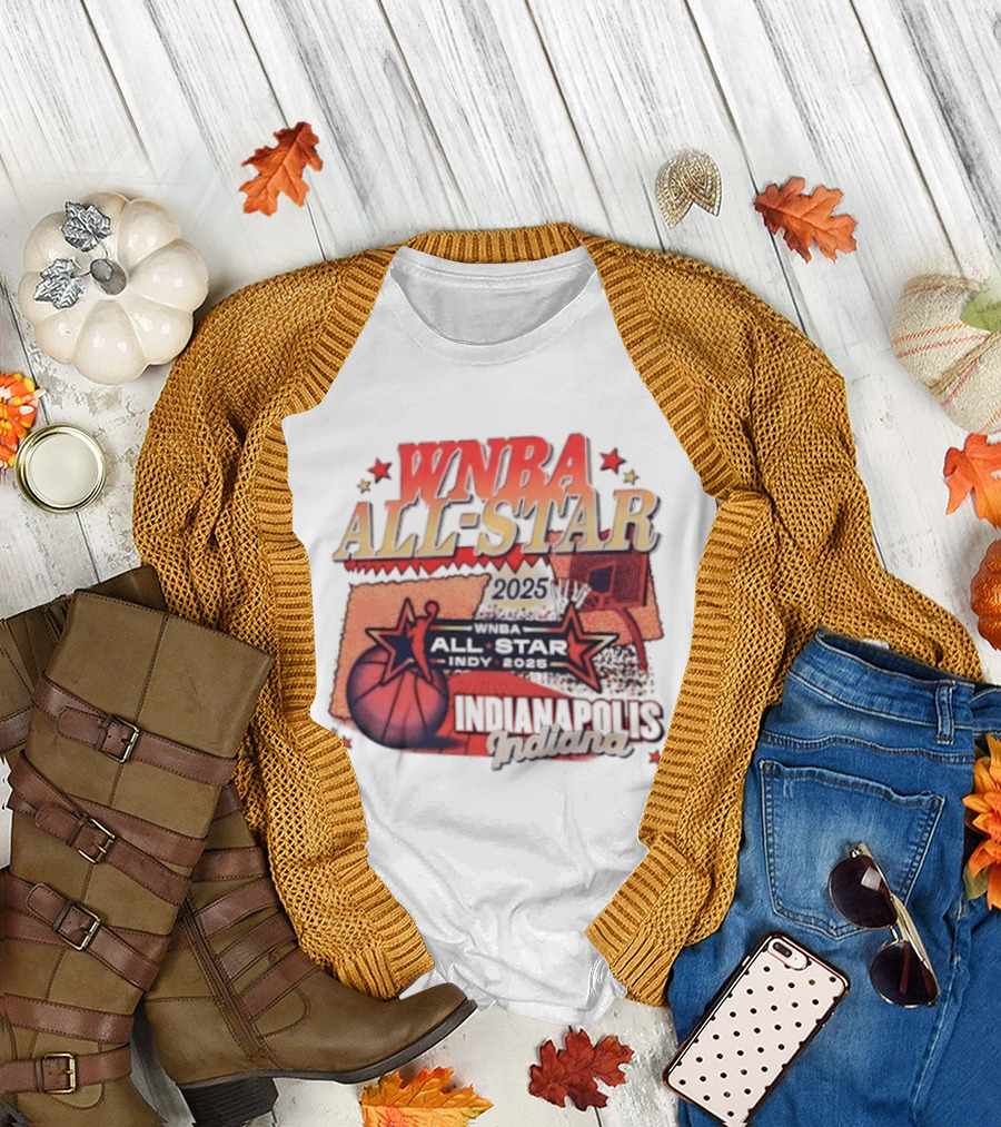WNBA All Star 2025 Indianapolis Indy Basketball Game Indiana Fever T-Shirt