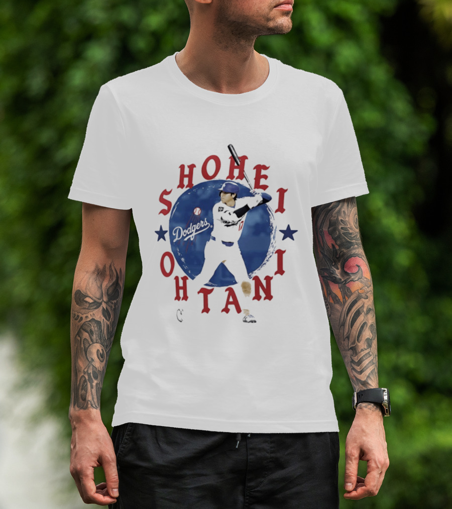 Shohei Ohtani Los Angeles Dodgers October Baseball Player Batter T-Shirt