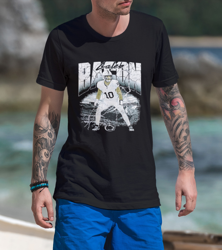 Caleb Bacon 10 Penn State Nittany Lions NCAA Football Player T-Shirt