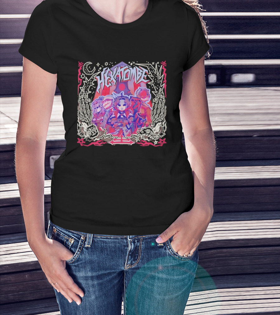 Hexatombe Paranormal Ordem Anime Characters Celestial T-Shirt