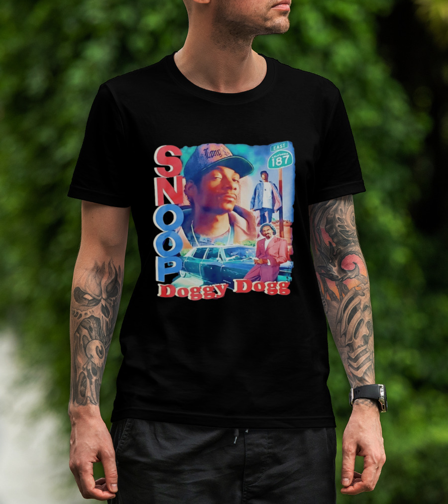 Snoop Doggy Dogg East California 187 Vintage Style Urban Fashion T-Shirt
