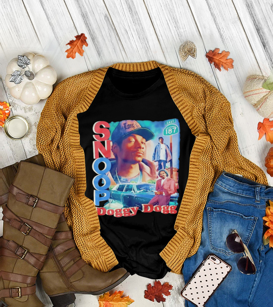 Snoop Doggy Dogg East California 187 Vintage Style Urban Fashion T-Shirt