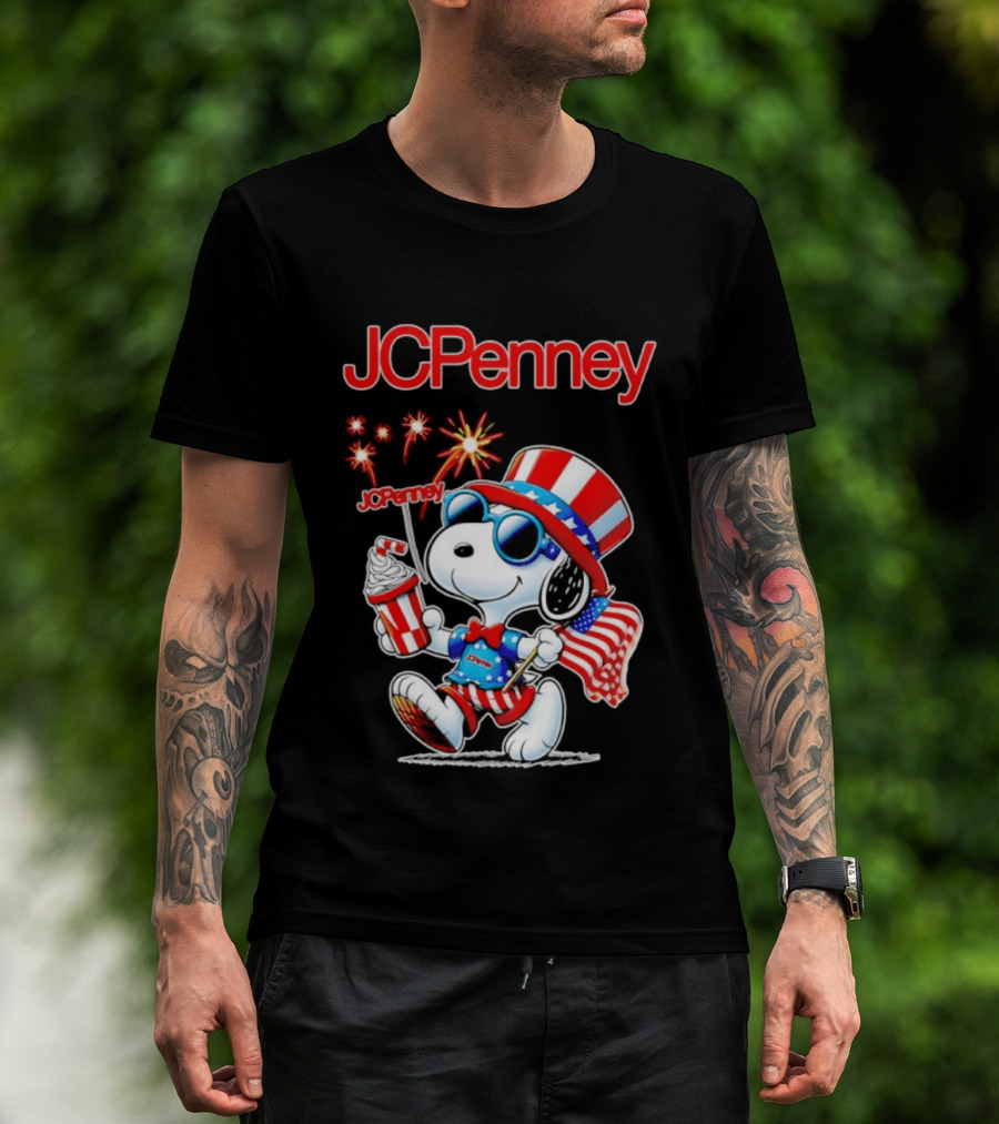 JCPenney Snoopy America 1776 2026 250th Anniversary Celebration T-Shirt