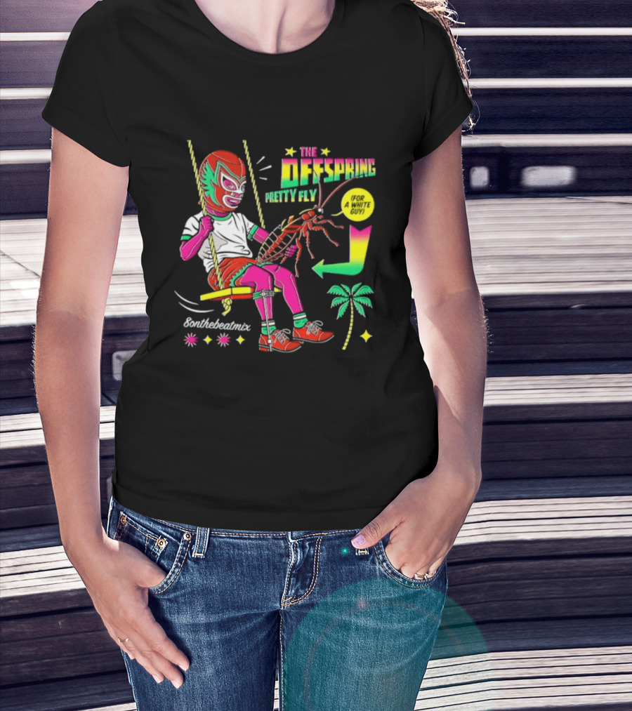 The Offspring Pretty Fly For A White Guy ButchTheButcher Luchador Swinging Lobster Tropical T-Shirt