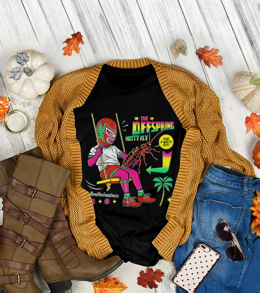 The Offspring Pretty Fly For A White Guy ButchTheButcher Luchador Swinging Lobster Tropical T-Shirt