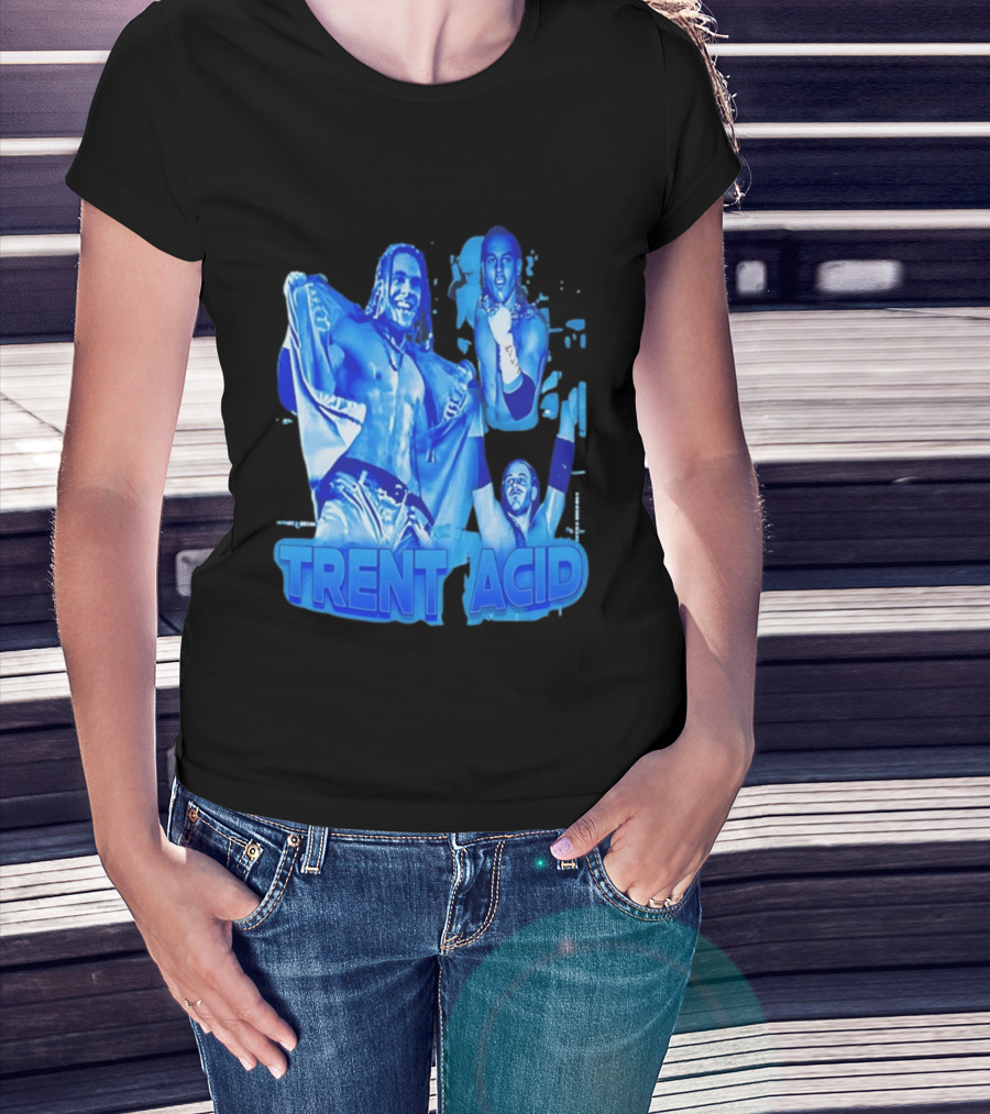 Trent Acid Wrestling Legend Blue Collage без буквы T-Shirt