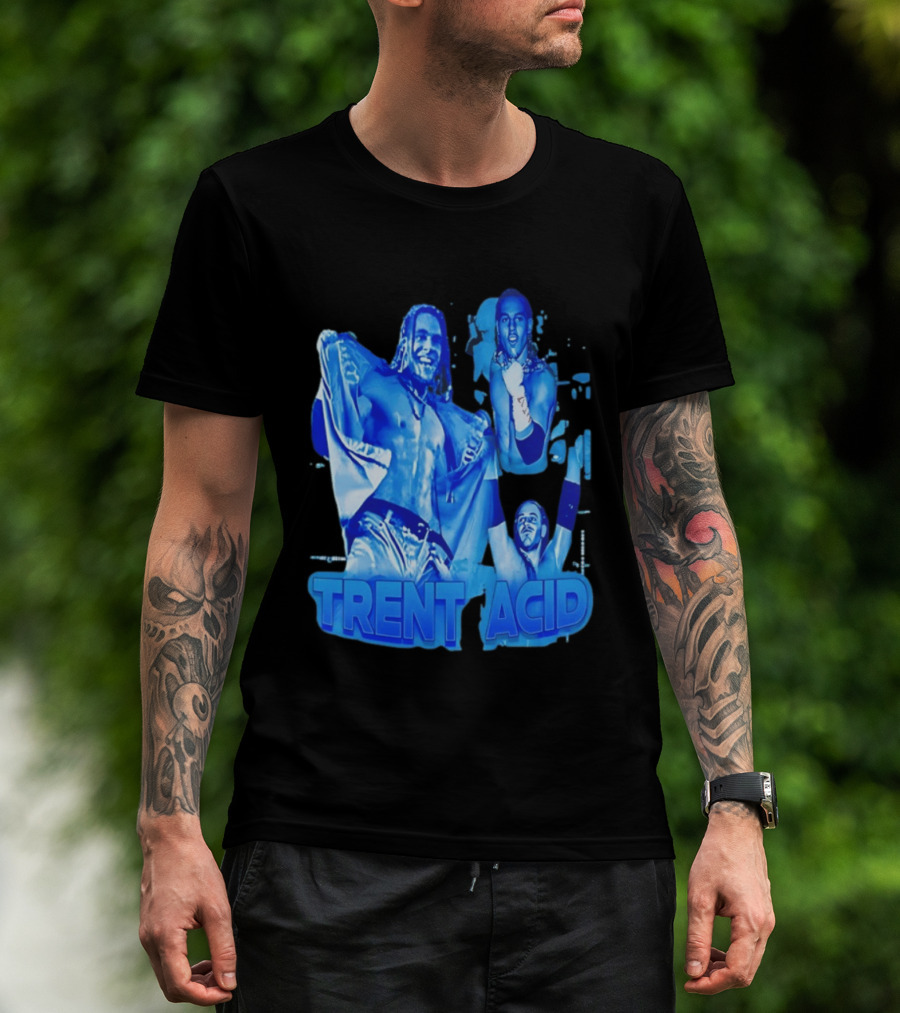 Trent Acid Wrestling Legend Blue Collage без буквы T-Shirt