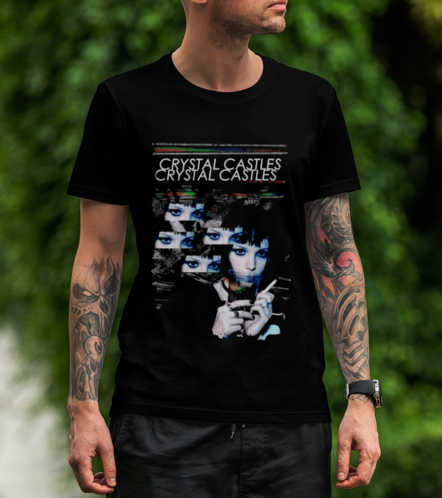 Crystal Castles Alice Glass Glitch T-Shirt