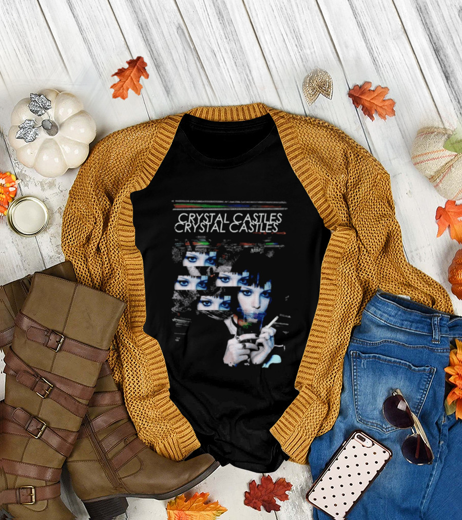 Crystal Castles Alice Glass Glitch T-Shirt