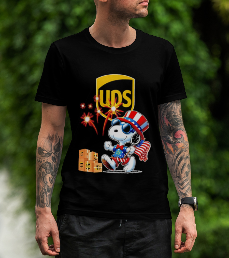 Snoopy UPS 250th Anniversary America 1776 2026 Celebration T-Shirt