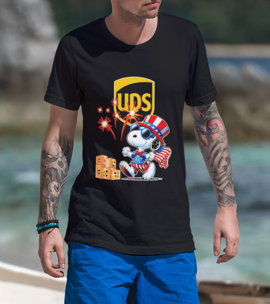 Snoopy UPS 250th Anniversary America 1776 2026 Celebration T-Shirt