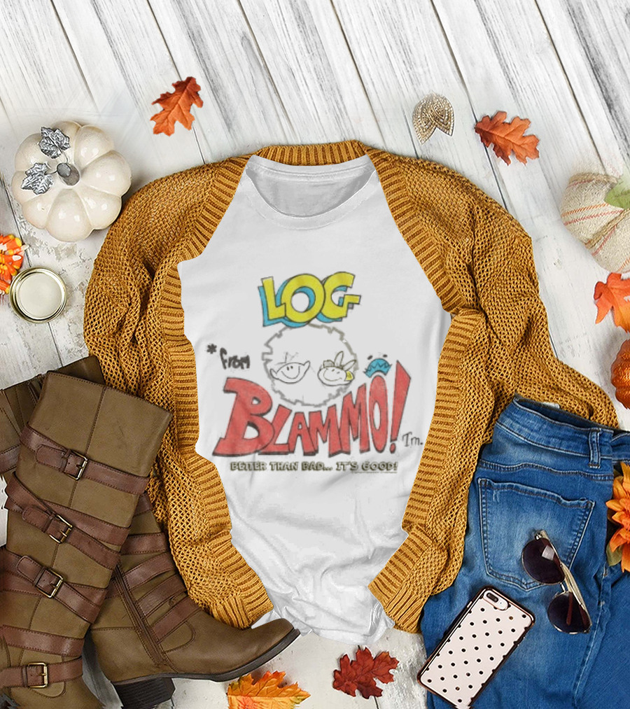 Log Blammo Better Than Bad It's Good Ren & Stimpy T-Shirt