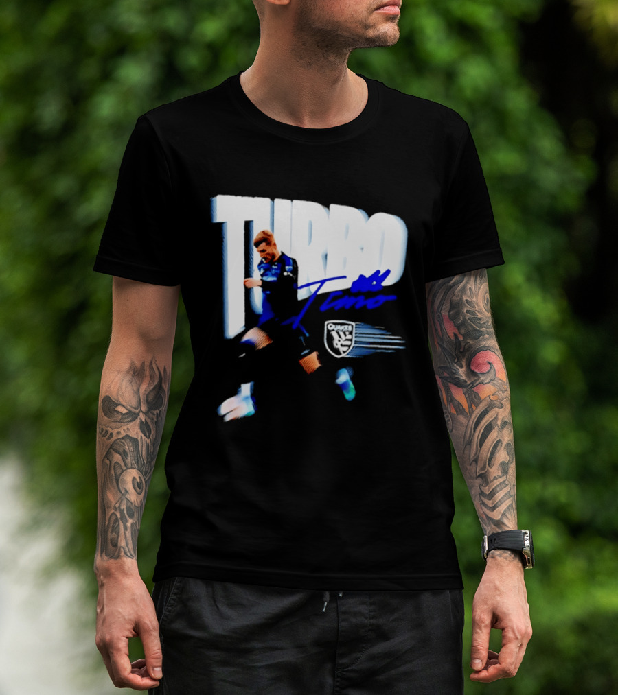 Turbo Timo San Jose Earthquakes Soccer Player Promotion T-Shirt