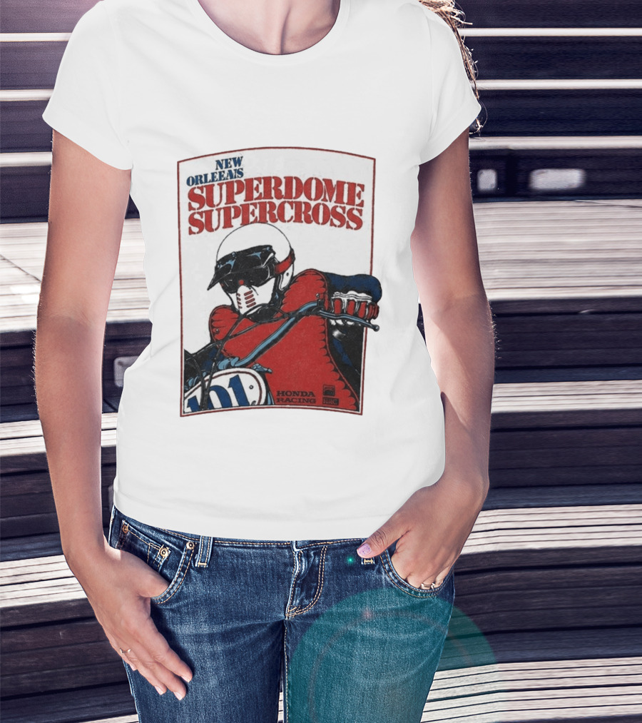 New Orleans Superdome Supercross Honda Racing 101 T-Shirt