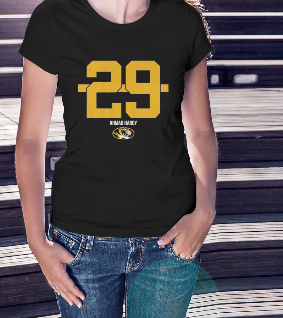 Ahmad Hardy 29 Missouri Tigers NCAA Football T-Shirt