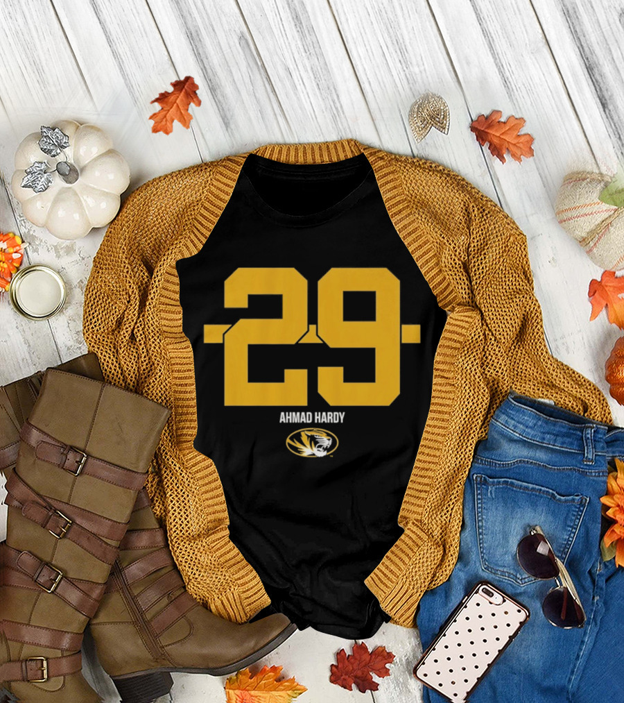 Ahmad Hardy 29 Missouri Tigers NCAA Football T-Shirt