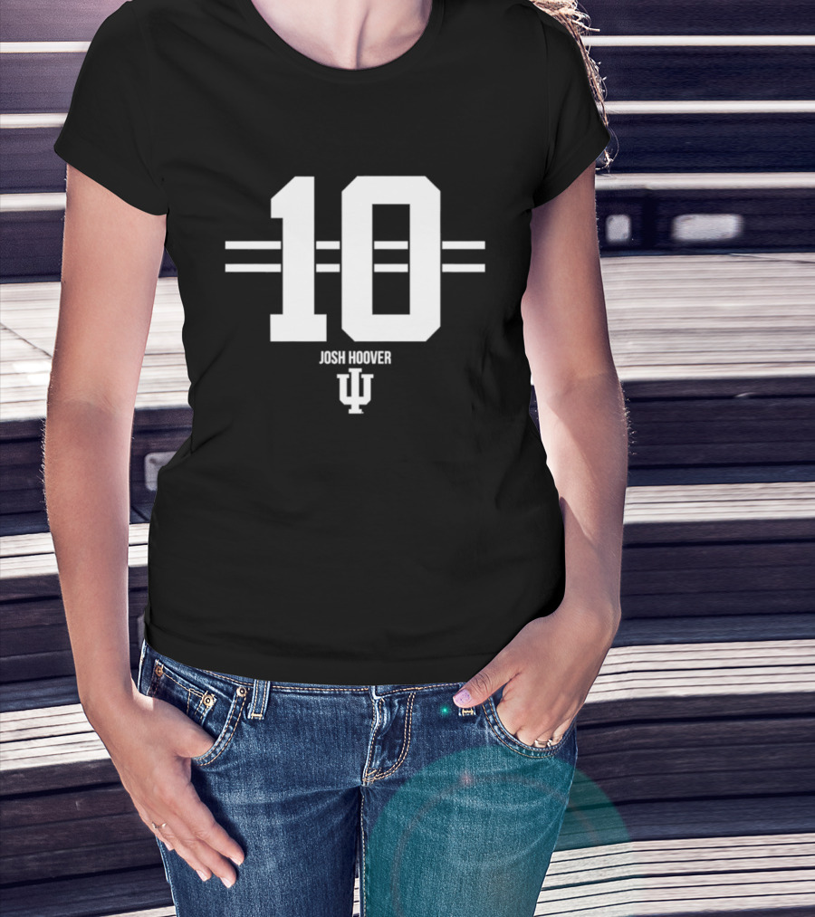 Josh Hoover 10 Indiana Hoosiers NCAA Football IU T-Shirt