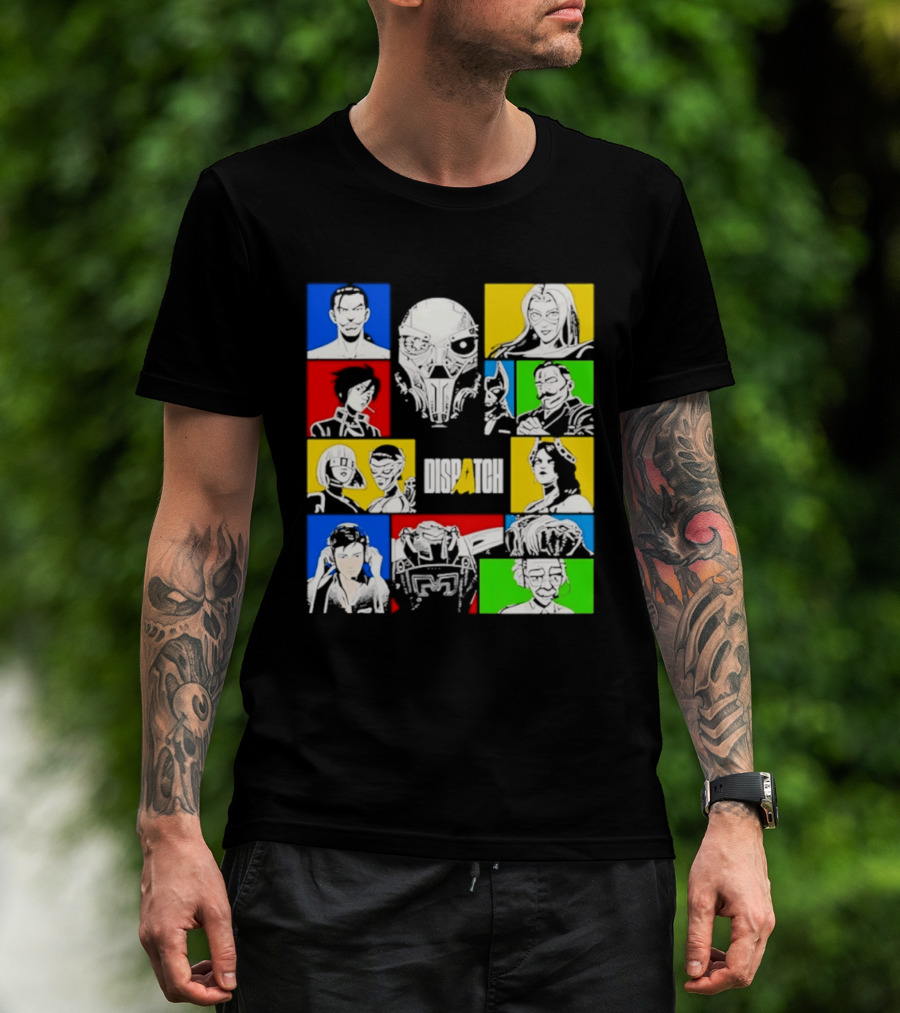 Blizzard Entertainment Over Hero Ensemble Characters T-Shirt