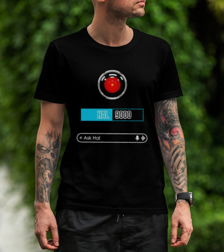 HAL 9000 Interface Ask Hal 2001 A Space Odyssey T-Shirt