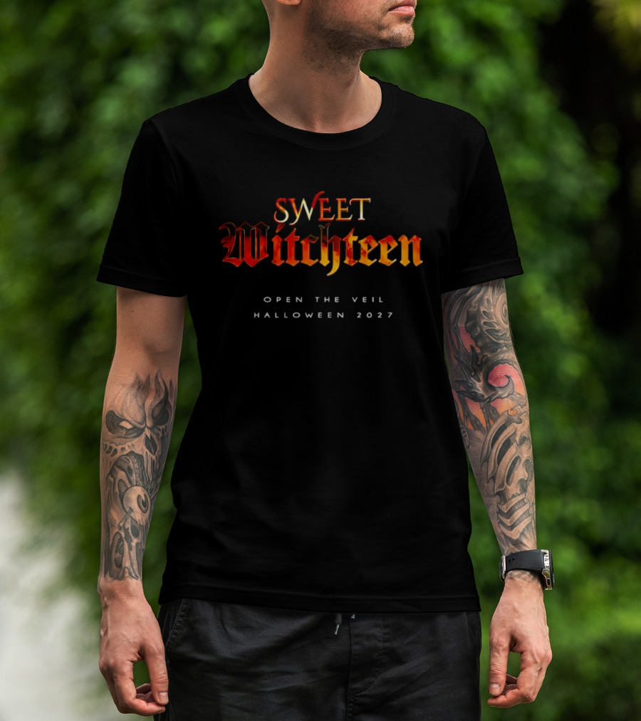 Sweet Witchteen Open The Veil Halloween 2027 Celebration T-Shirt