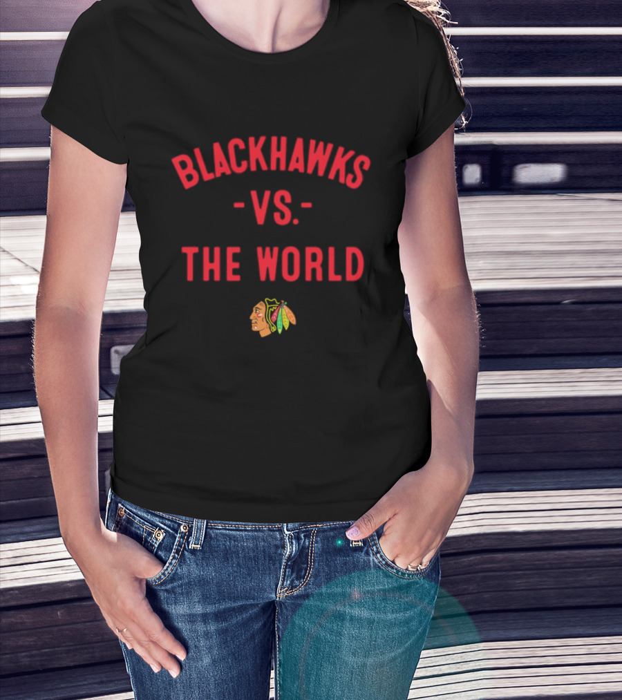 Blackhawks Vs The World NHL 2026 Nowbes T-Shirt