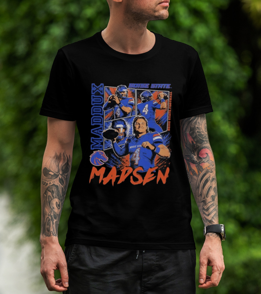 Maddux Madsen Boise State Broncos Football 2026 Big Ten Media Days T-Shirt