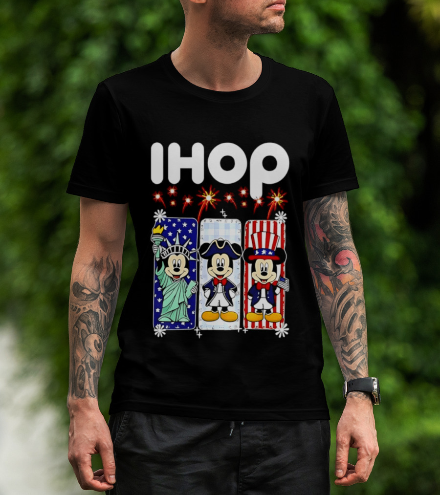 IHOP Mickey Mouse America 250th Anniversary Celebration T-Shirt