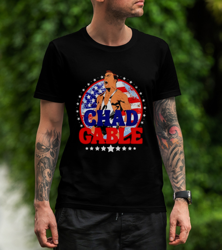 Chad Gable WWE Wrestling American Flag T-Shirt