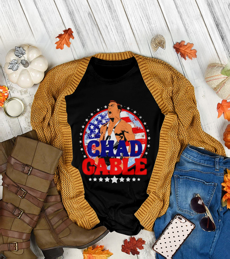 Chad Gable WWE Wrestling American Flag T-Shirt