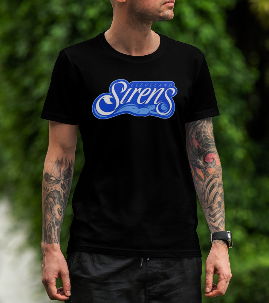 Cleveland Sirens WNBA Toddler Black Primary Logo Basketball T-Shirt