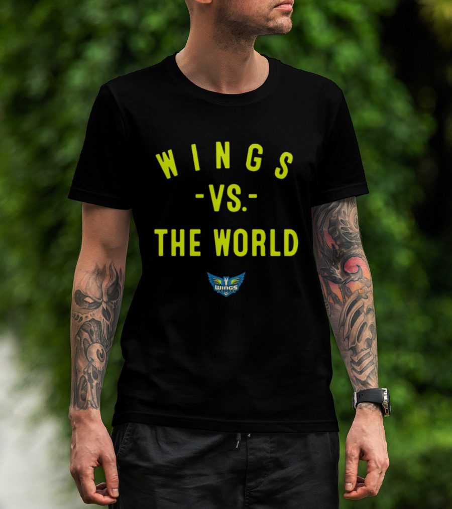 Wings Vs The World Dallas 2026 WNBA Season T-Shirt