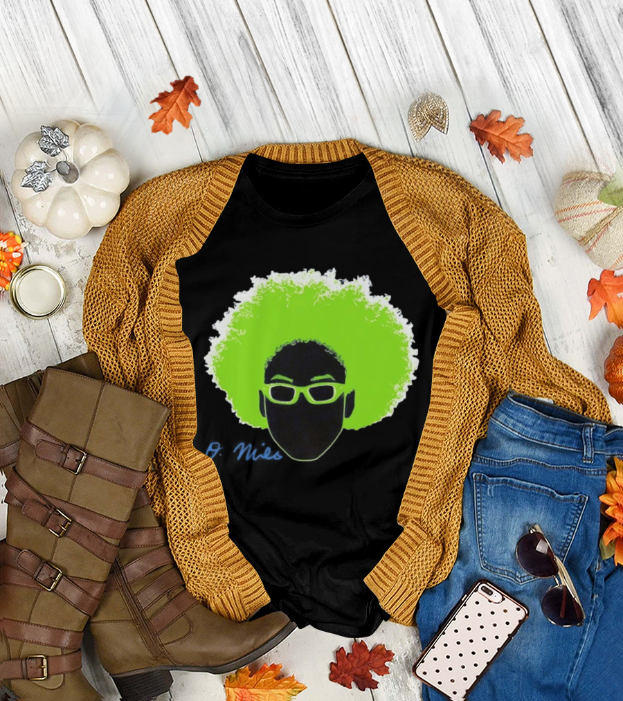 Olivia Miles Minnesota Lynx 2026 WNBA Green Afro And Glasses T-Shirt