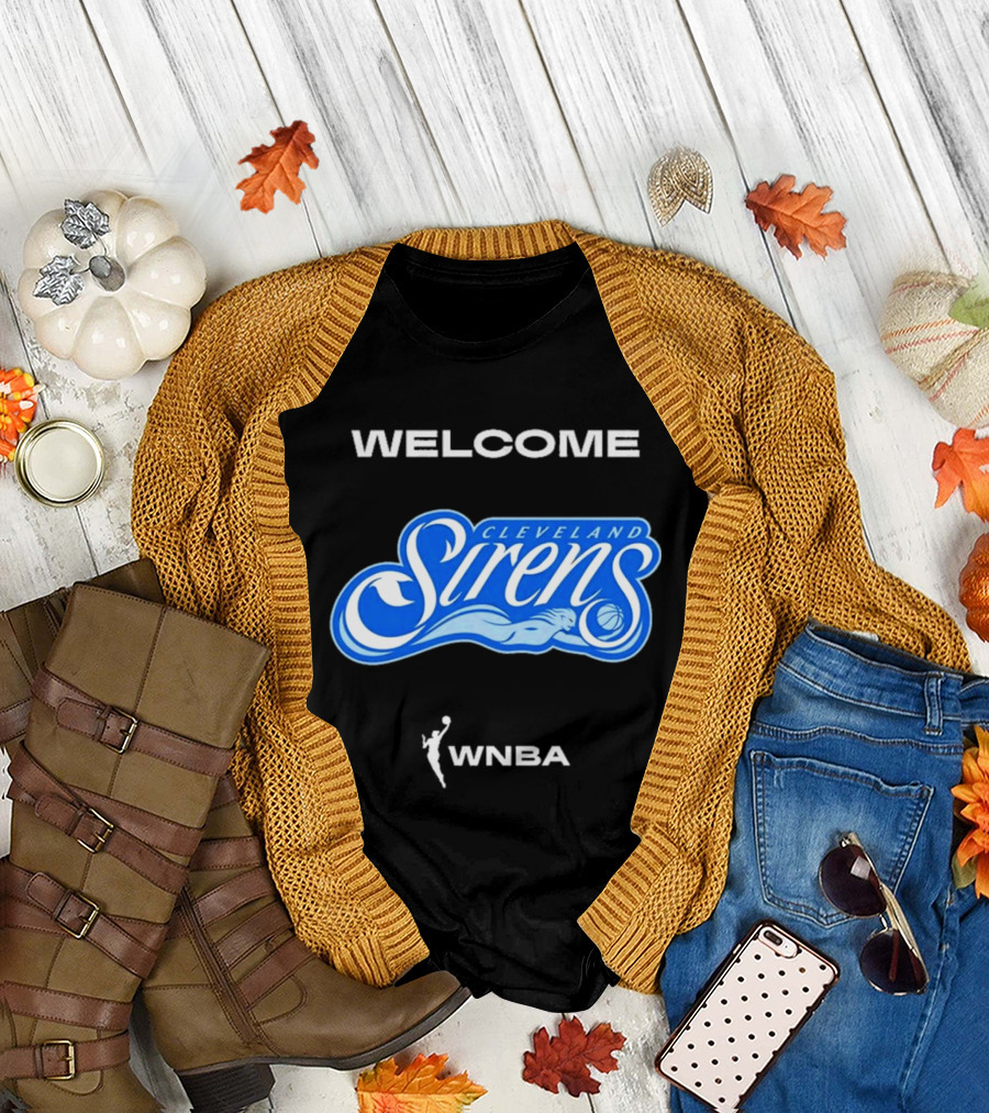 Welcome Cleveland Sirens WNBA 2026 Logo Debut T-Shirt